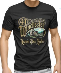 49 Winchester Leavin This Holler Black Shirt