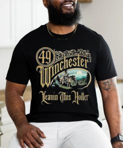 49 Winchester Leavin This Holler Black Shirt