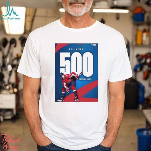 500 for nic dowd all caps Washington capitals stanley cup playoffs 2024 shirt
