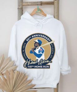 50Th Anniversary Atlanta Ga Hank Aaron 715Th Home Run T Shirt