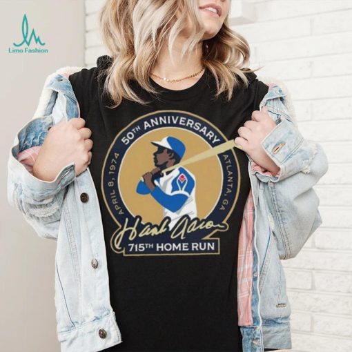 50Th Anniversary Atlanta Ga Hank Aaron 715Th Home Run T shirt