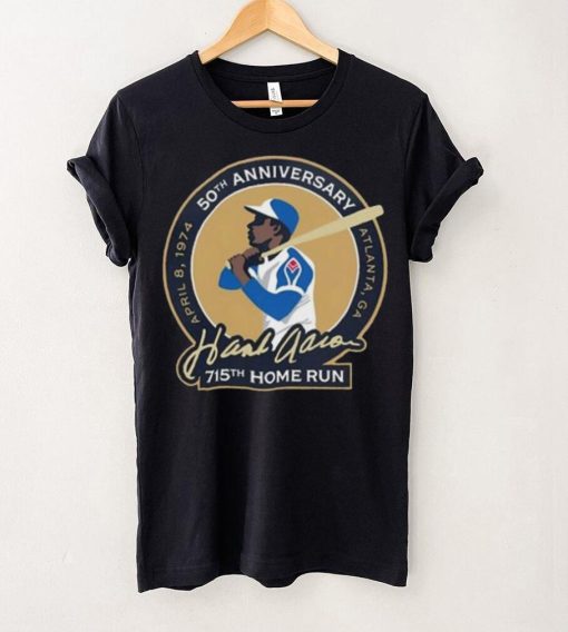 50Th Anniversary Atlanta Ga Hank Aaron 715Th Home Run T shirt