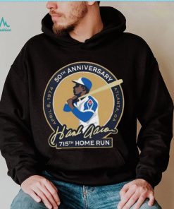50Th Anniversary Atlanta Ga Hank Aaron 715Th Home Run T shirt
