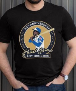 50Th Anniversary Atlanta Ga Hank Aaron 715Th Home Run T shirt