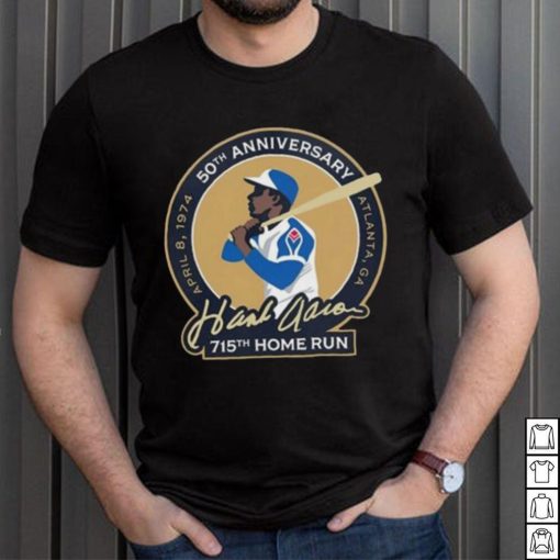 50Th Anniversary Atlanta Ga Hank Aaron 715Th Home Run T shirt