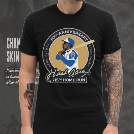 50Th Anniversary Atlanta Ga Hank Aaron 715Th Home Run T shirt