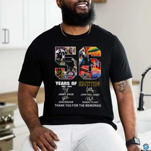 56 Year Of Led Zeppelin Thank You For The Memories Shirt