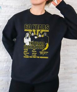 60 Years 1964 2024 The Velvet Underground Thank You For The Memories T Shirt