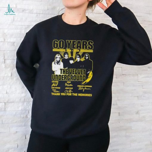 60 Years 1964 2024 The Velvet Underground Thank You For The Memories T Shirt