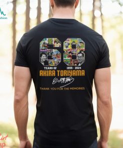 68 Years Akira Toriyama Thank You For The Memories Signature Shirt