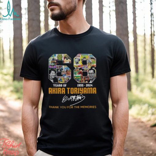68 Years Akira Toriyama Thank You For The Memories Signature Shirt