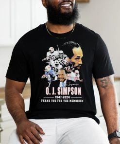 77 Years Of 1947 2024 O. J. Simpson Thank You For The Memories T Shirt