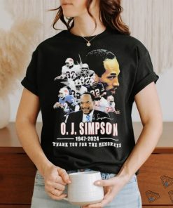 77 Years Of 1947 2024 O. J. Simpson Thank You For The Memories T Shirt