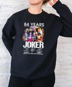 84 Years 1980 2024 Joker Thank You For The Memories T Shirt