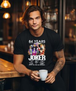 84 Years 1980 2024 Joker Thank You For The Memories T Shirt