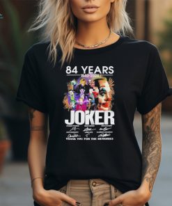 84 Years 1980 2024 Joker Thank You For The Memories T Shirt