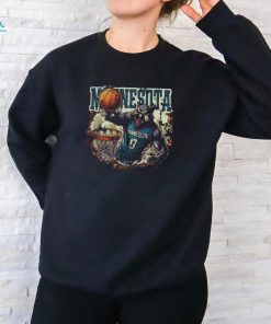 90s Style Basketball Wolf Minnesota Hoodie shirt