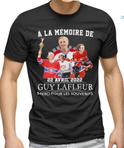 A La Memoire De 22 Avril 2022 Guy Lafleur Merci Pour Les Souvenirs T Shirt