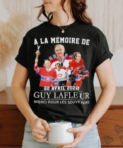 A La Memoire De 22 Avril 2022 Guy Lafleur Merci Pour Les Souvenirs T Shirt
