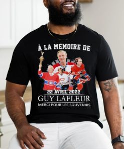 A La Memoire De 22 Avril 2022 Guy Lafleur Merci Pour Les Souvenirs T Shirt