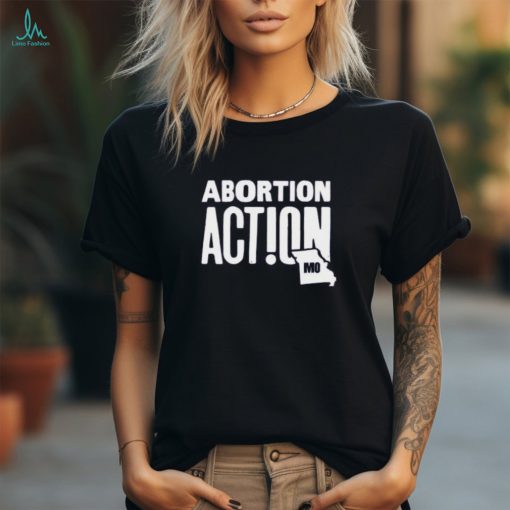 Abortion Action In Missouri Ladies Boyfriend Shirt