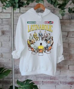 Addiction Awareness Latinaholic 3 4 Sleeve Raglan shirt