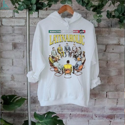 Addiction Awareness Latinaholic 3 4 Sleeve Raglan shirt
