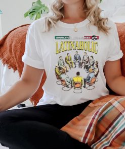 Addiction Awareness Latinaholic 3 4 Sleeve Raglan shirt