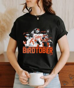 Adley Rutschman Gunnar Henderson & Cedric Mullins Birdtober T Shirt