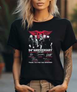 Aerosmith 54th Anniversary 1970 2024 Thank You For The Memories T Shirt