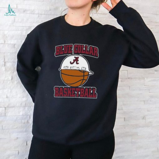 Alabama Crimson Tide Blue 84 Blue Collar Basketball T Shirt