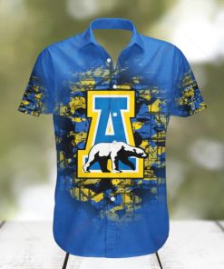 Alaska Nanooks Vintage Camouflage Hawaiian Shirt, NCAA Classic