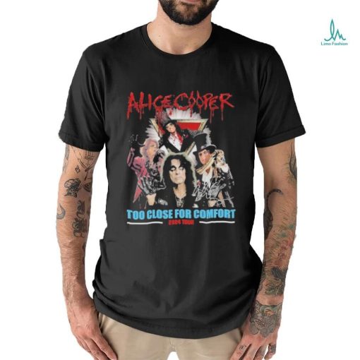 Alice Cooper Too Close For Comfort 2024 Tour T Shirt