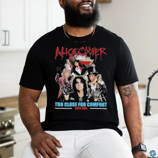 Alice Cooper Too Close For Comfort 2024 Tour T Shirt