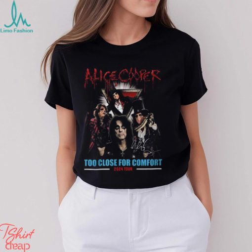 Alice Cooper Too Close For Comfort Tour 2024 T Shirt