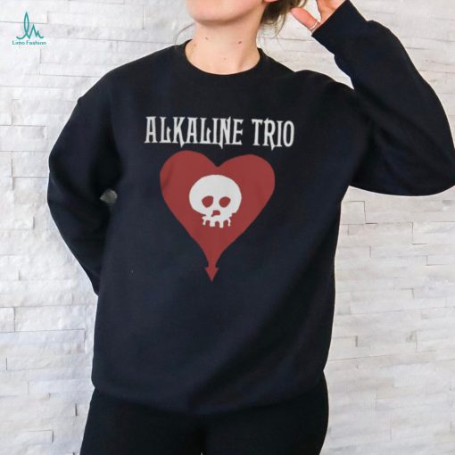 Alkaline Trio Heartskull T Shirt   Copy