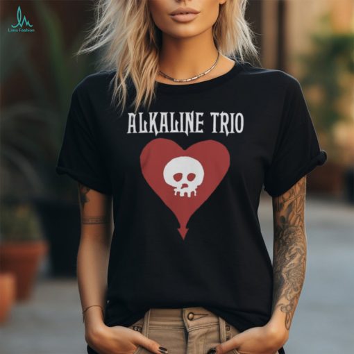 Alkaline Trio Heartskull T Shirt   Copy