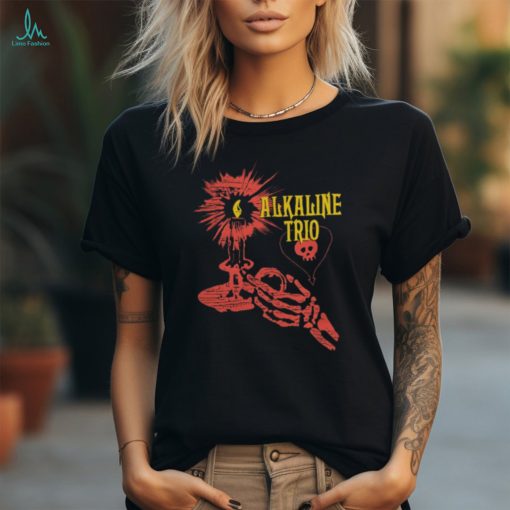 Alkaline Trio Merch Skele Candle Tee Shirt   Copy