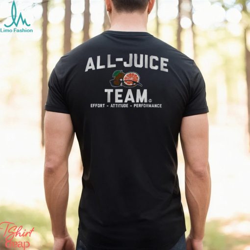 All juice team shirt