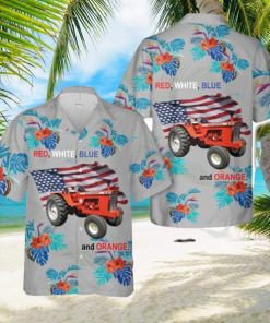 Allis Chalmers D21 Tractor, 4th Of July Hawaiian Shirt Summer Holiday Gift