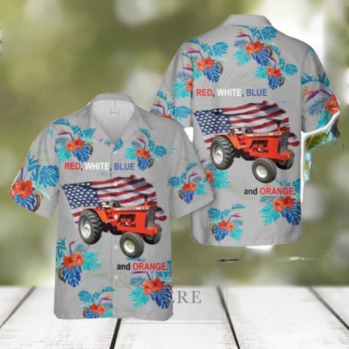 Allis Chalmers D21 Tractor, 4th Of July Hawaiian Shirt Summer Holiday Gift