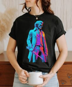 Altar Of God Thomas Jefferson Synthwave T shirt