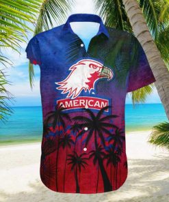 American Eagles Tropical Coconut Tree Hawaiian Shirt, NCAA Gift