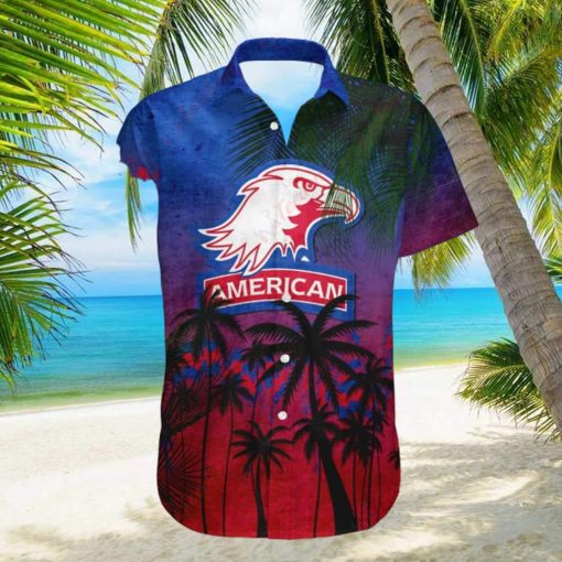 American Eagles Tropical Coconut Tree Hawaiian Shirt, NCAA Gift