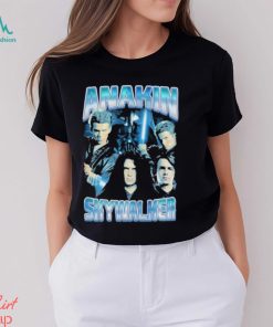 Anakin Skywalker Star Wars Mad Engine Photo Collage Graphic Shirt