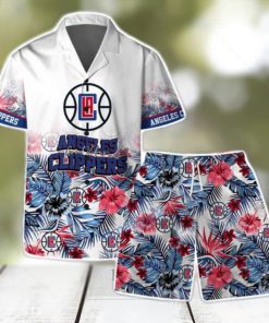 Angeles Clippers Team Logo Pattern Basketball Season Hawaiian Shirt & Short