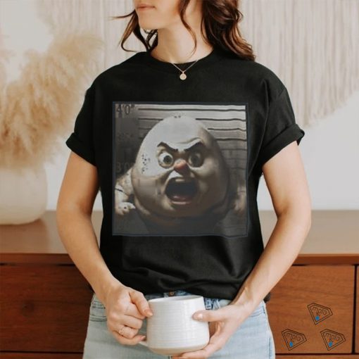 Angry Egg Mugshot T Shirt