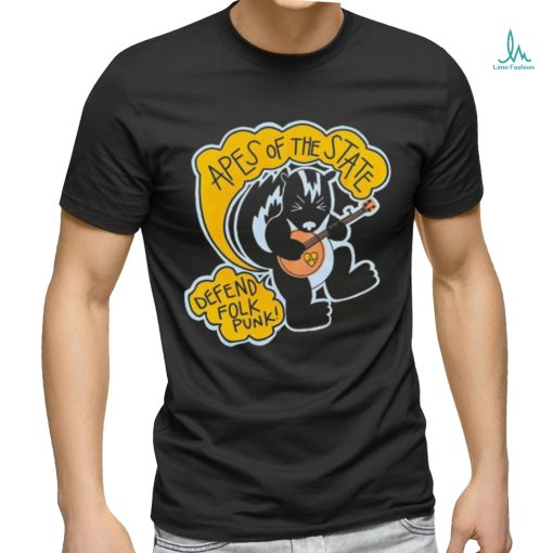 Apes Of The State Defend Folk Punk T Shirt