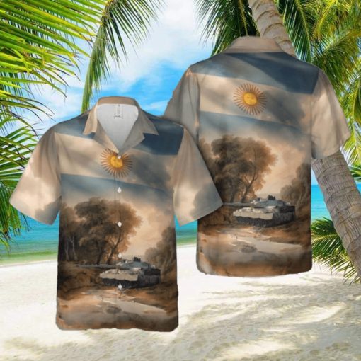 Argentine Army TAM 2C main battle medium tank Hawaiian Shirt