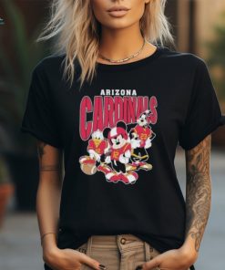 Arizona Cardinals Mickey Donald Duck And Goofy T Shirt, Arizona Cardinals Football Team 2024 Shirt